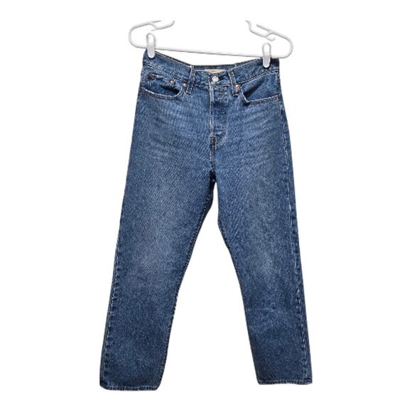 Levi’s Wedgie Straight Jeans Medium Wash Size 28 - Picture 1 of 12